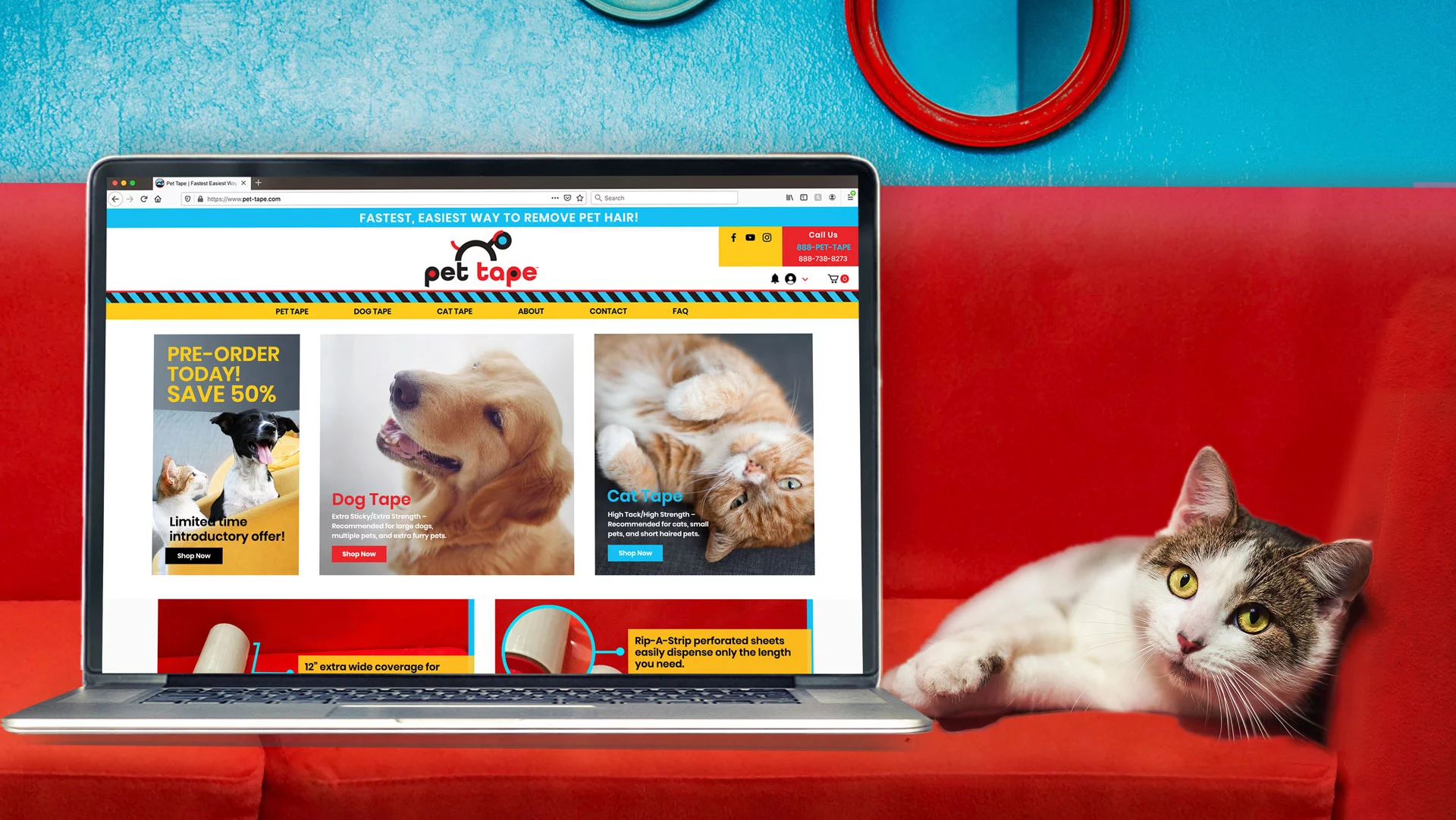 Pet Tape Website Design & Maintenance